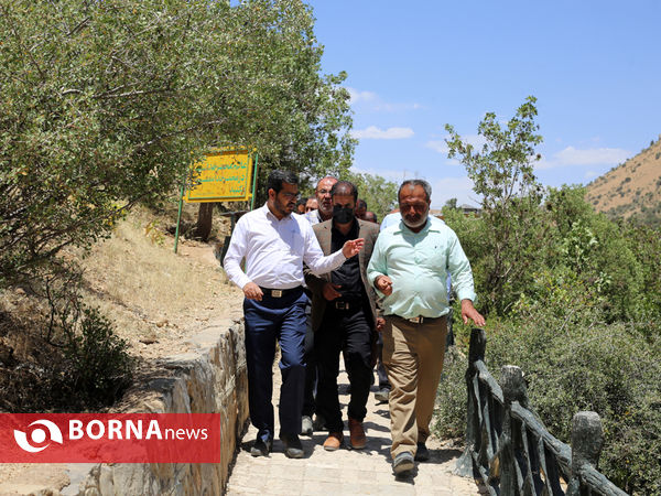 بررسی وضعیت اماکن گردشگری سپیدان توسط متولیان گردشگری فارس