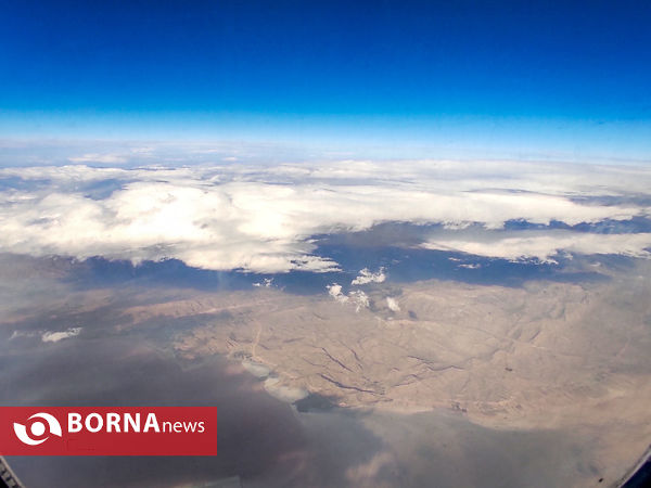 از کیش تا تهران بر فراز ابرها