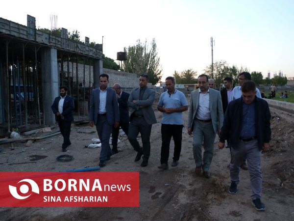 بازدید مدیرعامل شرکت توسعه و نگهداری اماکن ورزشی از ورزشگاه‌های استان آذربایجان‌غربی