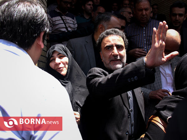 مراسم ترحیم پدر " مصطفی تاجزاده "