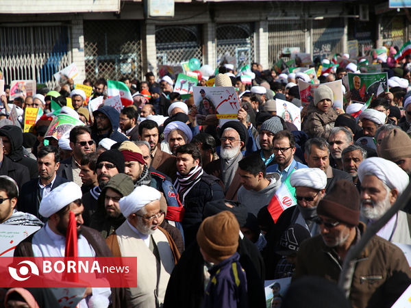 راهپیمایی 22 بهمن در قم