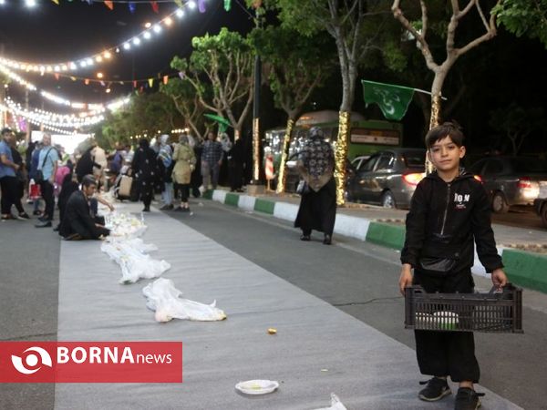 سفره کریم اهل بیت در شهر ری