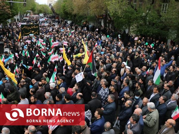 حضور پرشور مردم تبریز در راهپیمایی روز جهانی قدس