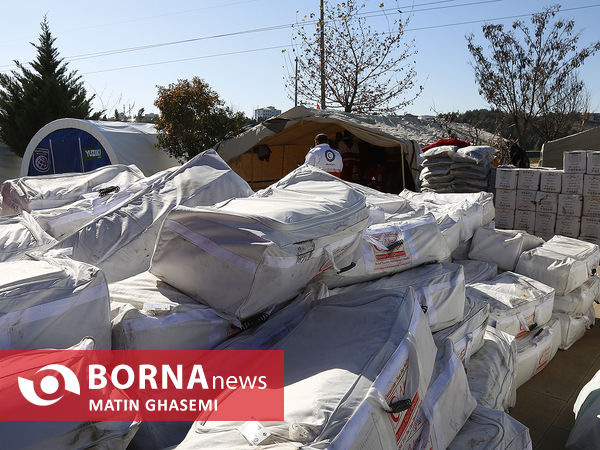 کمک‌رسانی هلال‌احمر در مناطق زلزله‌زده ترکیه