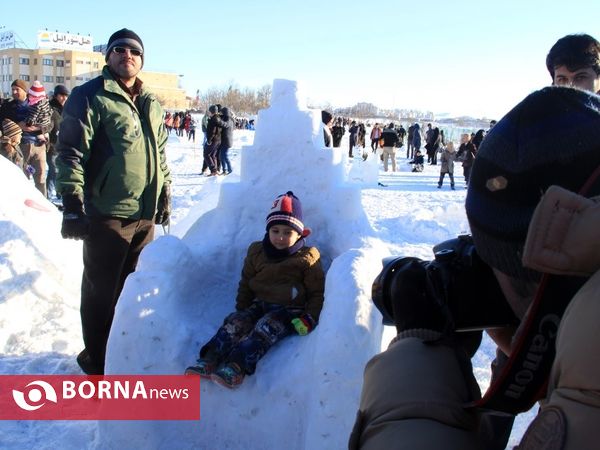 جشنواره بزرگ آدم برفی در اردبیل