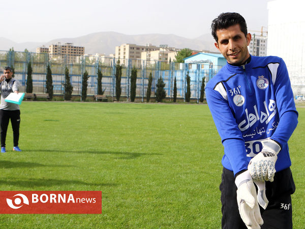 اخرین تمرین استقلال قیل دربی
