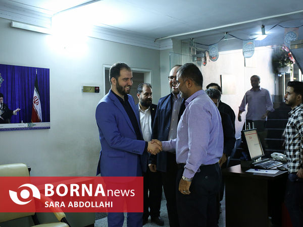 حضور قائم مقام وزیر ارتباطات در خبرگزاری برنا