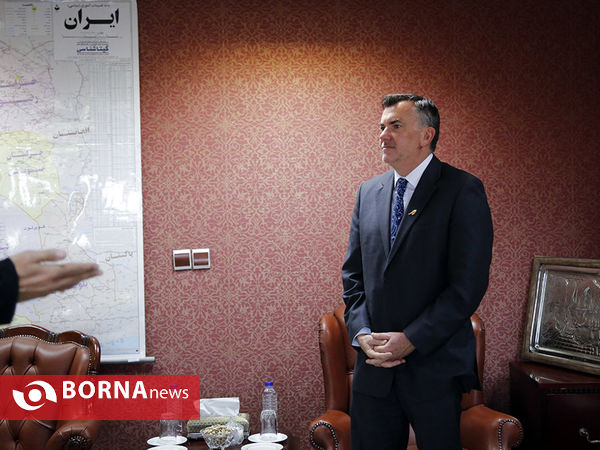 دیدار وزیر ورزش و جوانان با رییس فدراسیون جهانی پیوند اعضا