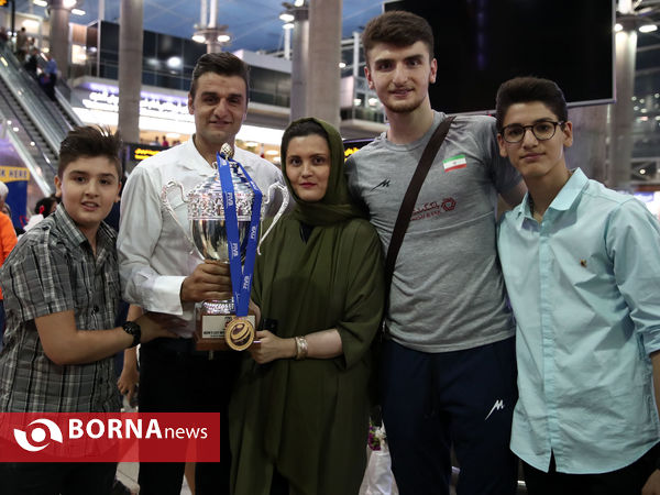 استقبال از تیم والیبال جوانان ایران