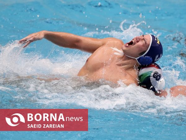 دیدار تیم های واترپلو ایران - چين