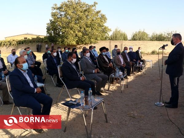 کلنگ زنی سالن ورزشی بالو