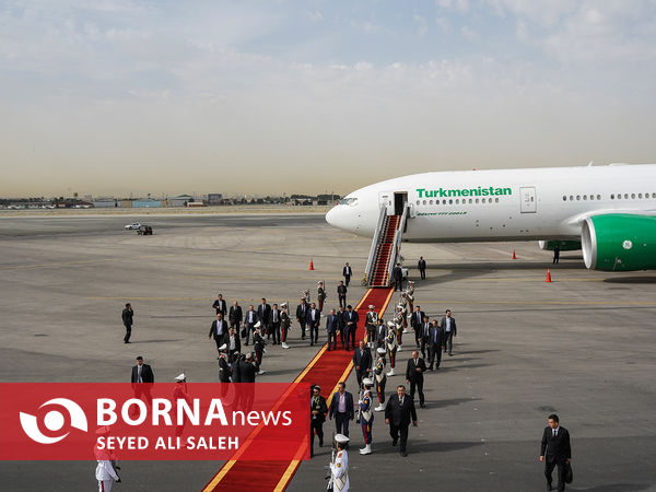 ورود رئیس شورای مصلحت خلق ترکمنستان به تهران