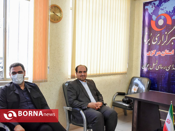 بازدید مدیرکل ورزش و جوانان از دفتر خبرگزاری برنا در استان مرکزی