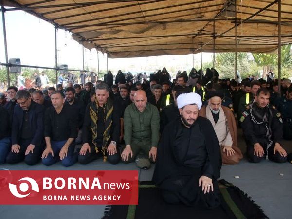 مراسم جاماندگان اربعین حسینی در شهرستان ری
