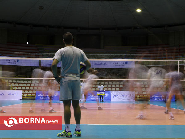 آخرین تمرین تیم ملی والیبال قبل از مسابقات جام جهانی