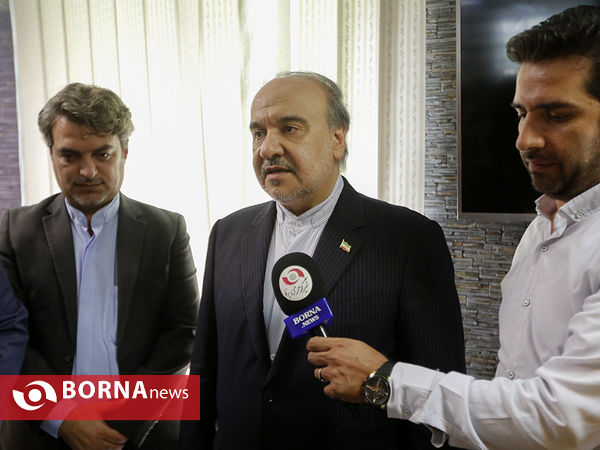 حضور وزیر ورزش و جوانان در خبرگزاری برنا