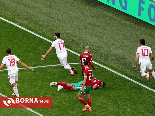 پیروزی ایران برابر مراکش در جام جهانی روسیه ۲۰۱۸