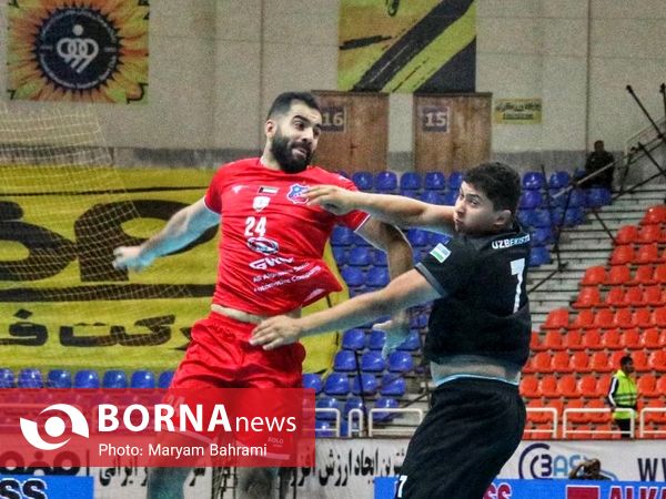 دیدار هندبال تیم های الکویت کویت - تاشکند ازبکستان