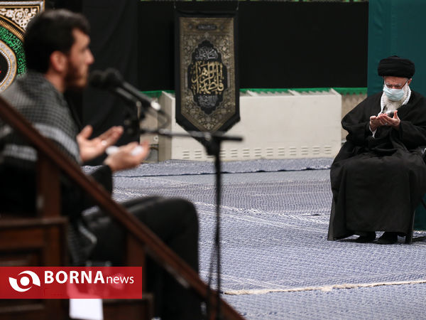 آخرین شب مراسم عزاداری حضرت فاطمه‌زهرا (س) در حسینیه امام خمینی(ره)