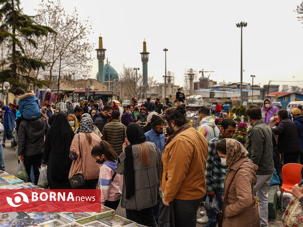 میدان تجریش تهران در آستانه سال نو