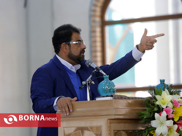 حضور سخنگوی دولت در میان کارمندان سازمان بهشت زهرا (س)