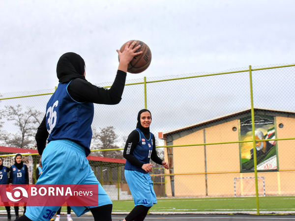 تمرینات تیم بسکتبال اکسیژن اراک