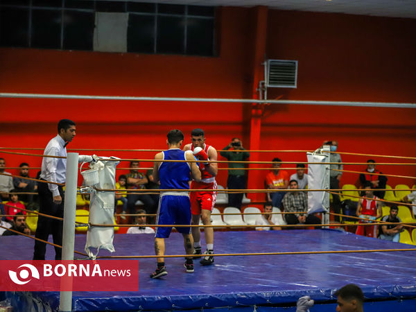 مسابقات بوکس قهرمانی بزرگسالان استان مرکزی