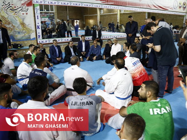 بازدید سرپرست وزارت ورزش و جوانان از اردوی تیم ملی کاراته 