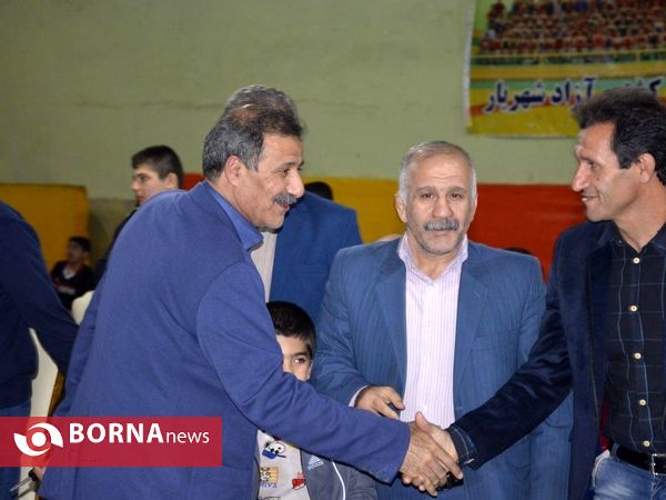مسابقات كشتى آزاد نونهالان در شهرستان شهریار