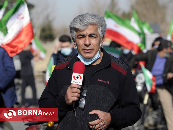 رژه نیروی های موتوری و خودرویی 22 بهمن- شهرستان قدس