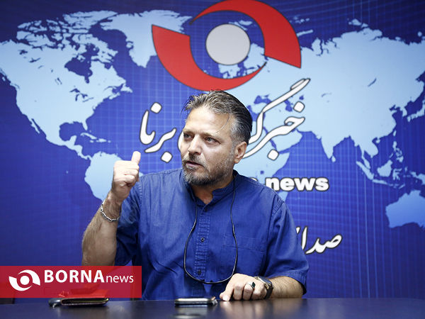 حضور علیرضا نجف زاده در خبرگزاری برنا