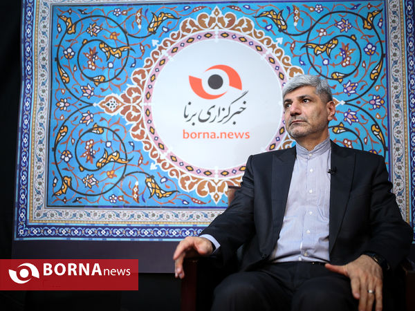 حضور رامین مهمان‌پرست در خبرگزاری برنا