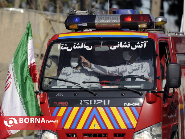 رژه نیروی های موتوری و خودرویی 22 بهمن- شهرستان قدس