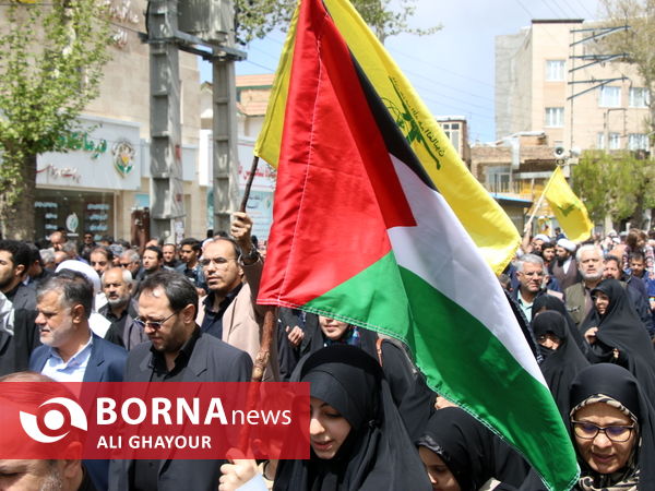 راهپیمایی روز قدس - ارومیه 