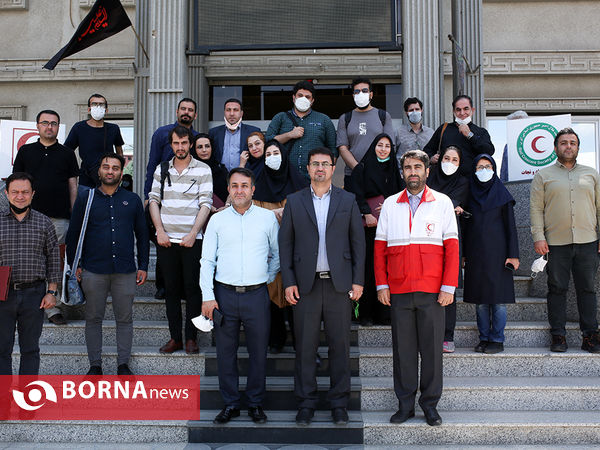 بازدید خبرنگاران از سازمان امداد و نجات جمعیت هلال احمر