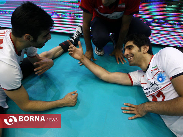 دیدار والیبال ایران - تایلند قهرمانی آسیا