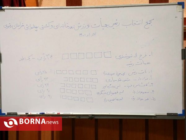 مجمع انتخاب رئیس هیئت ورزش زورخانه ای استان