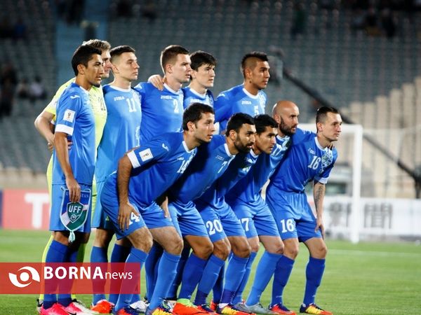 دیدار تیم ها فوتبال ایران- ازبکستان