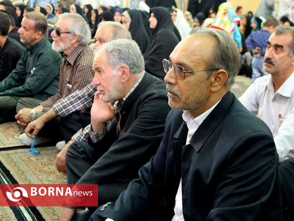 مراسم تجلیل از جانبازان در حرم سیدعلاالدین حسین (ع)