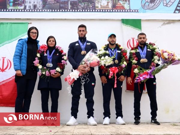 مراسم استقبال از قهرمانان آسیایی قایقرانی در بندرانزلی