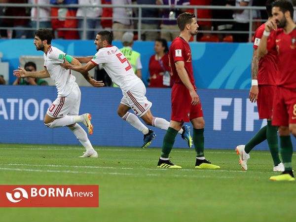 دیدار تیم‌های ملی فوتبال ایران و پرتغال