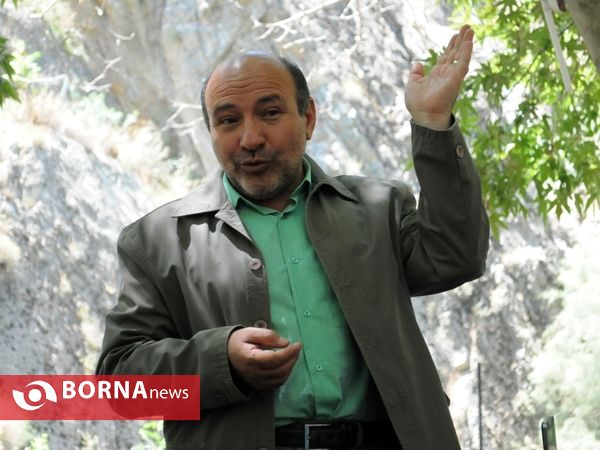 در مسیر ارنگه جاده چالوس با خبرنگاران غرب تهران
