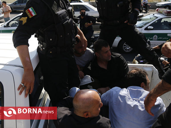 دستگیری اراذل و اوباش منطقه تهرانپارس