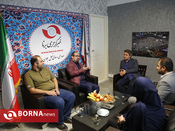 حضور حجت نظری در خبرگزاری برنا