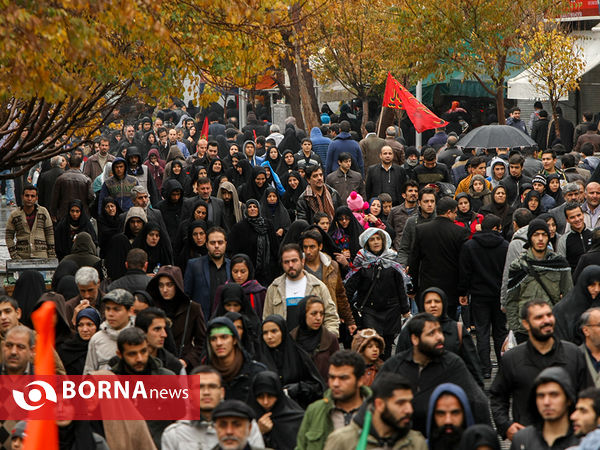 مراسم پیاده روی روز اربعین در تهران