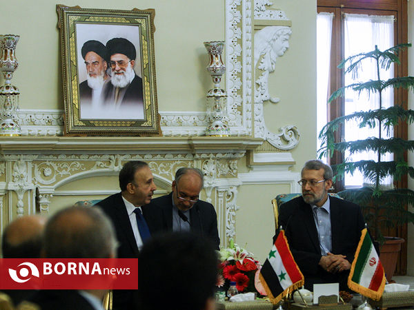 نشست مشترک روسای مجلس ایران و سوریه