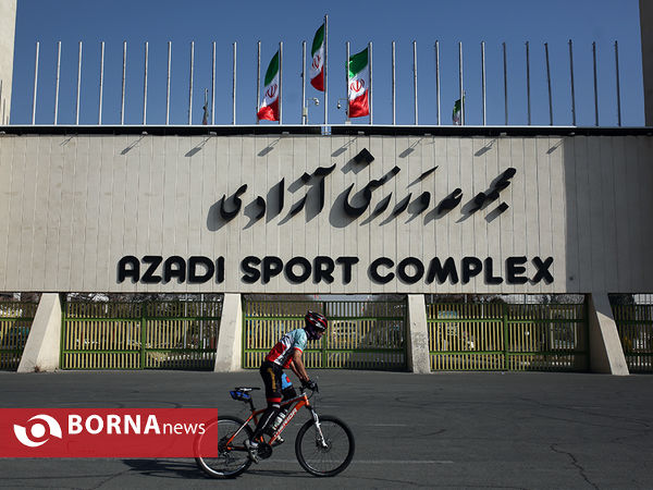 آماده سازی ورزشگاه آزادی برای بازی ایران و عراق