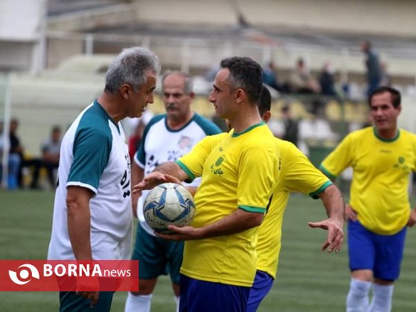 دیدار دوستانه دوتیم پیشکسوتان لاهیجان-  چوکا تالش