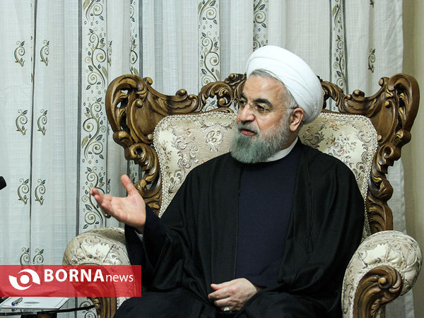 دیدار رئیس جمهوری با جانباز سوری