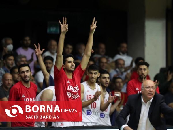 دیدار تیم های بسکتبال ایران - ژاپن